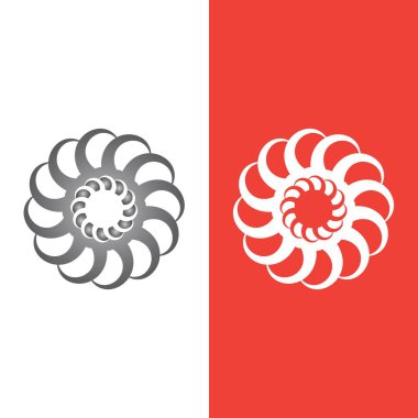 vortex vektör illüstrasyon simgesi Logo Şablonu tasarımı