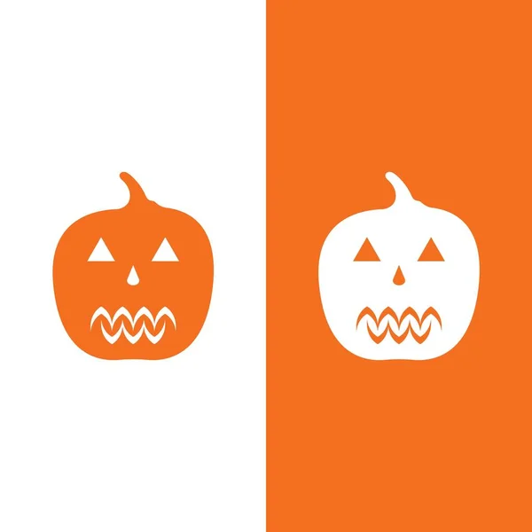 Modèle Icône Illustration Vectorielle Logo Halloween — Image vectorielle