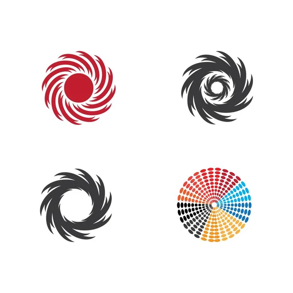 vortex vektör illüstrasyon simgesi Logo Şablonu tasarımı