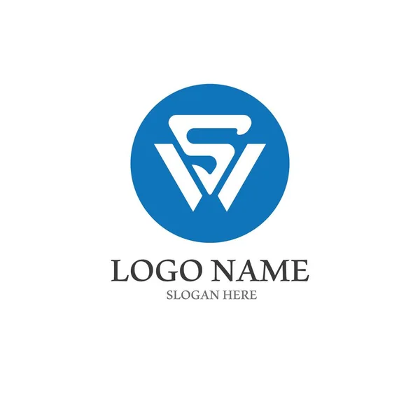 Unternehmen Brief Logo Design Vektor — Stockvektor