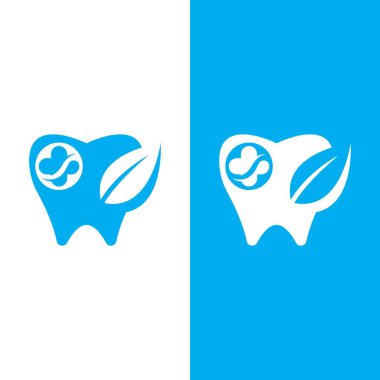 Diş logosu Şablon vektör çizim simgesi tasarımı