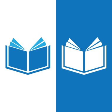 Dijital kitap logo teknolojisi vektör ikonu tasarımı