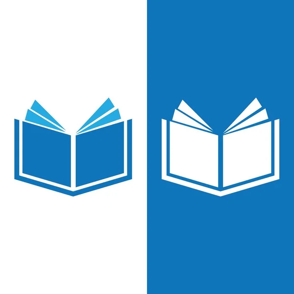 Digitales Buch Logo Technologie Vektor Icon Design — Stockvektor