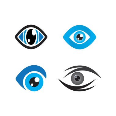 Marka Kimliği Kurumsal Göz Bakımı vektör logosu tasarımı