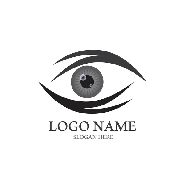 Marka Kimliği Kurumsal Göz Bakımı vektör logosu tasarımı