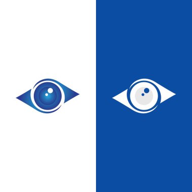 Marka Kimliği Kurumsal Göz Bakımı vektör logosu tasarımı