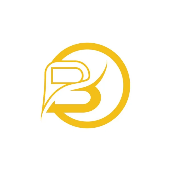 Buchstabe Logo Vorlage Vektorillustration — Stockvektor