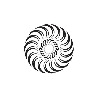 vortex vektör illüstrasyon simgesi Logo Şablonu tasarımı