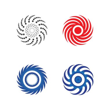 vortex vektör illüstrasyon simgesi Logo Şablonu tasarımı