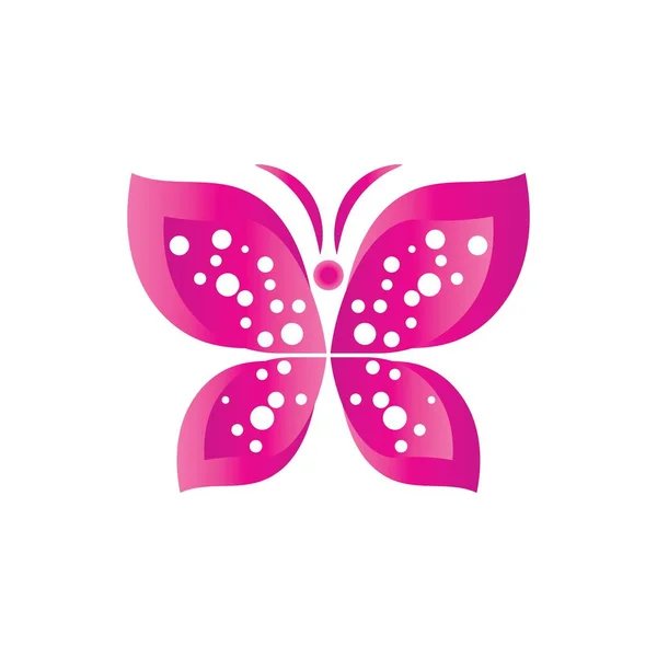 Belleza Mariposa Vector Icono Diseño — Vector de stock