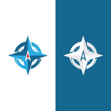 Pusula Logo Şablonu vektör resimleme tasarımı