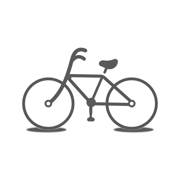 Значок Велосипедного Вектора Белом Фоне — стоковый вектор