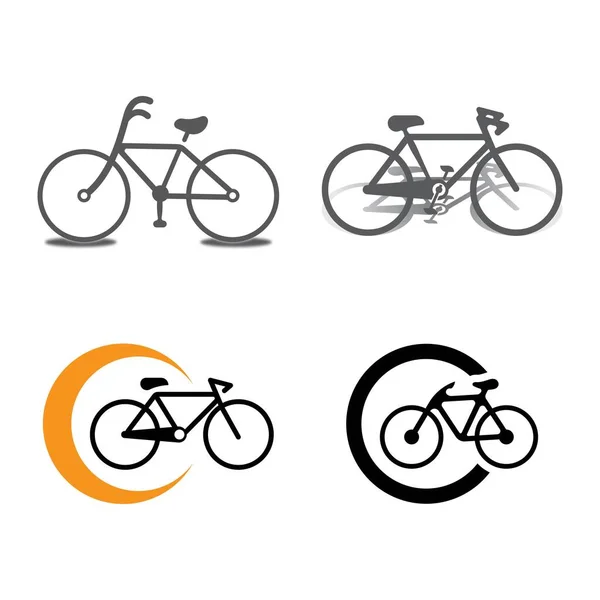 Bicicleta Icono Vector Aislado Sobre Fondo Blanco — Vector de stock