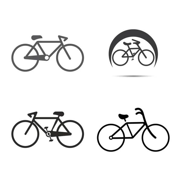 Bicicleta Icono Vector Aislado Sobre Fondo Blanco — Vector de stock