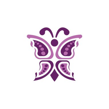 Güzellik Kelebeği Vektör simgesi tasarımı