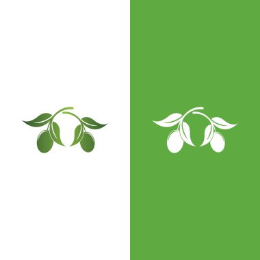 zeytin ikonu vektör çizim şablonu