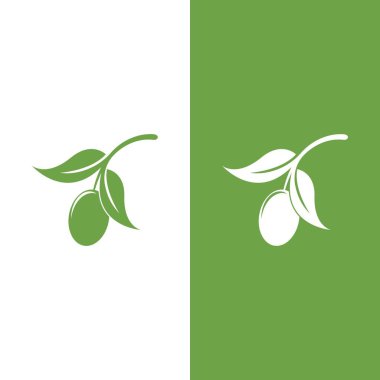 zeytin ikonu vektör çizim şablonu