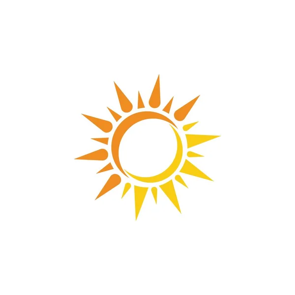 Sun Vector Illustration Icon Logo Template Design — Stock Vector