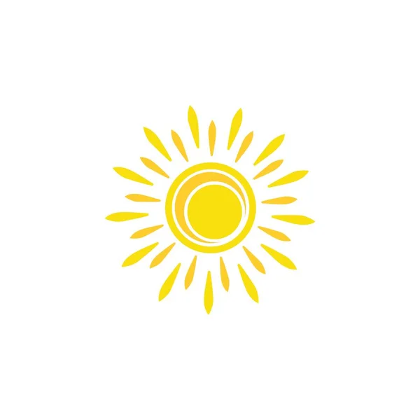 Gambar Sun Vector Desain Templat Ikon Logo - Stok Vektor