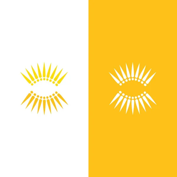 Sun Vector Ilustración Icono Logo Plantilla Diseño — Archivo Imágenes Vectoriales