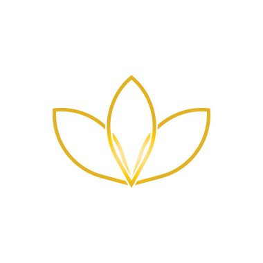 Güzellik vektör lotus çiçekleri logo tasarım