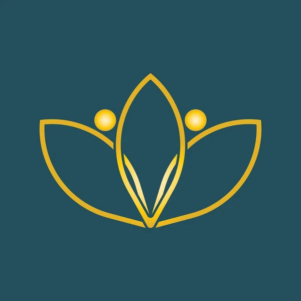 Логотип Цветочного Дизайна Beauty Vector — стоковый вектор