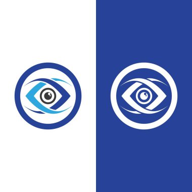 Marka Kimliği Kurumsal Göz Bakımı vektör logosu tasarımı