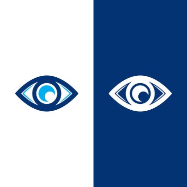 Marka Kimliği Kurumsal Göz Bakımı vektör logosu tasarımı