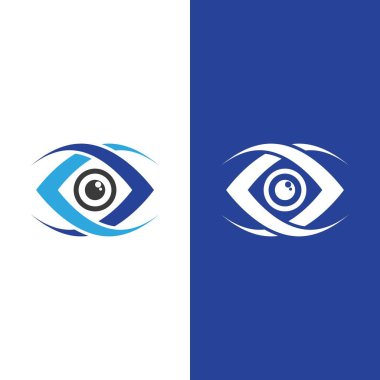 Marka Kimliği Kurumsal Göz Bakımı vektör logosu tasarımı