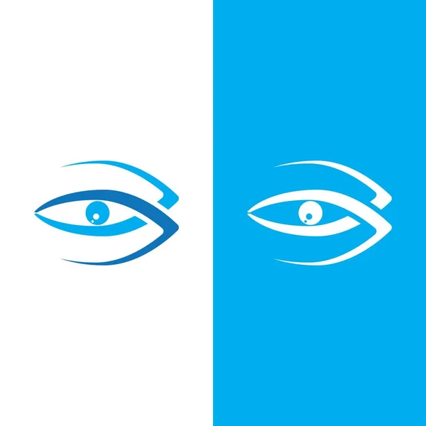 Marka Kimliği Kurumsal Göz Bakımı Vektör Logosu Tasarımı — Stok Vektör
