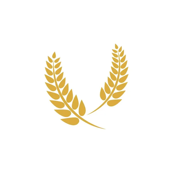 Дизайн Векторной Иконки Пшеницы — стоковый вектор