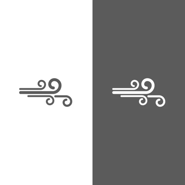 Wind Symbol Vektor Illustration Design Vorlage — Stockvektor