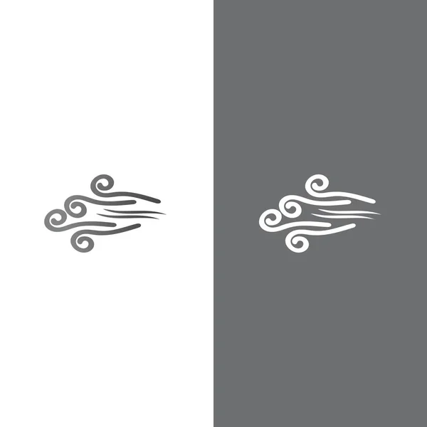 Wind Symbol Vektor Illustration Design Vorlage — Stockvektor