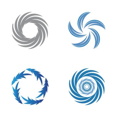 vortex vektör illüstrasyon simgesi Logo Şablonu tasarımı