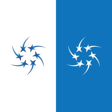 vortex vektör illüstrasyon simgesi Logo Şablonu tasarımı