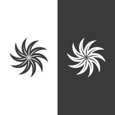 vortex vektör illüstrasyon simgesi Logo Şablonu tasarımı