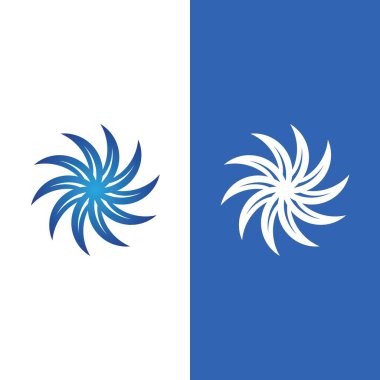 vortex vektör illüstrasyon simgesi Logo Şablonu tasarımı