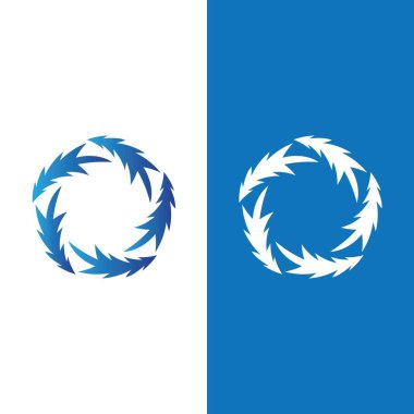 vortex vektör illüstrasyon simgesi Logo Şablonu tasarımı