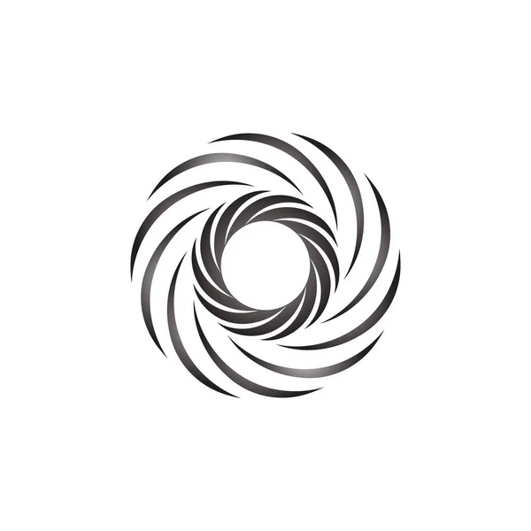 Vortex Vektor Illustration Ikon Logotyp Mall Design — Stock vektor