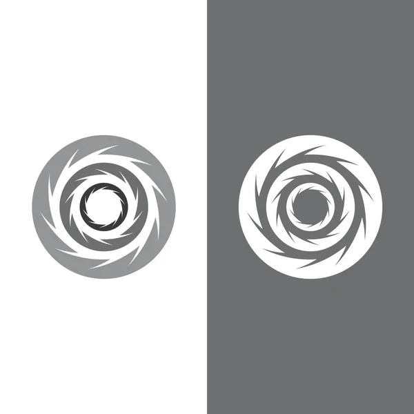 Vortex Vektor Ikon Gambar Logo Desain Template - Stok Vektor