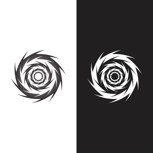 Вихор Векторні Ілюстрації Значок Логотип Дизайн Шаблону — стоковий вектор