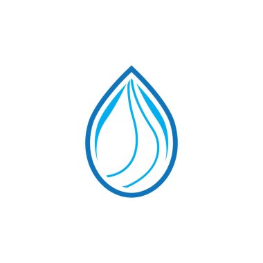 su damlası Logo Şablonu vektör çizimi tasarımı