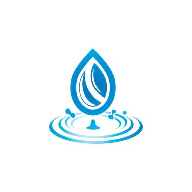 su damlası Logo Şablonu vektör çizimi tasarımı