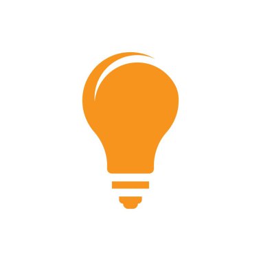 Ampul sembolü vektör tasarımı çizimi