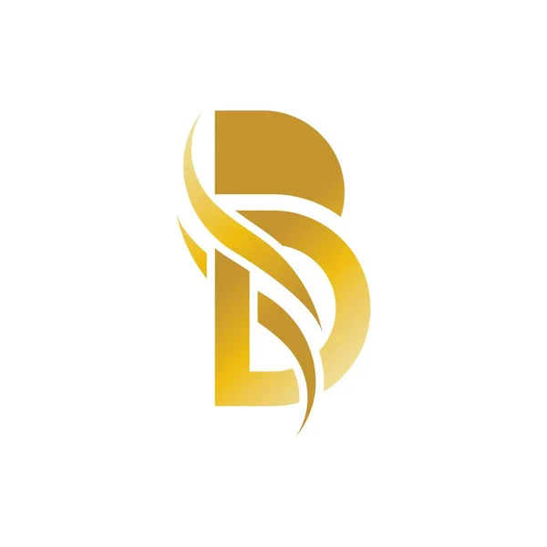 Buchstabe Logo Vorlage Vektorillustration — Stockvektor