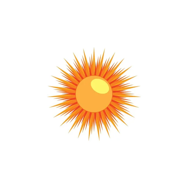 Sun Vector Ilustración Icono Logo Plantilla Diseño — Archivo Imágenes Vectoriales