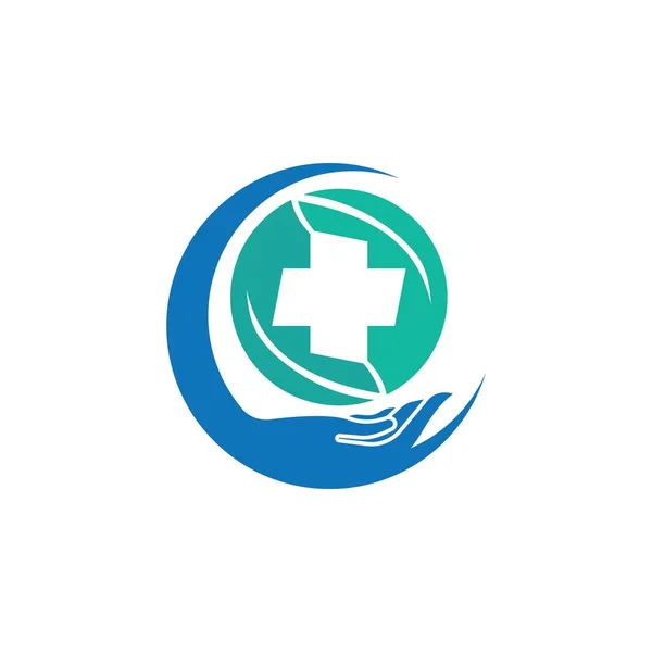健康医疗 Logo 模板矢量插图设计 — 图库矢量图片