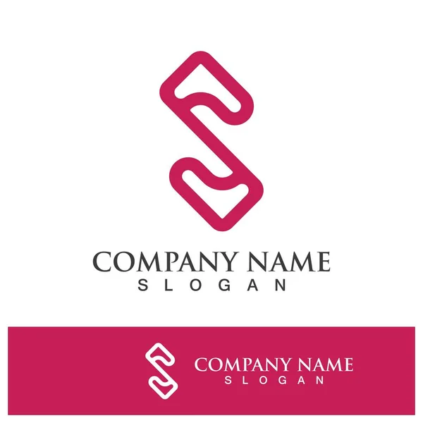 Empresa Corporativa Letra Logo Diseño Vector — Vector de stock