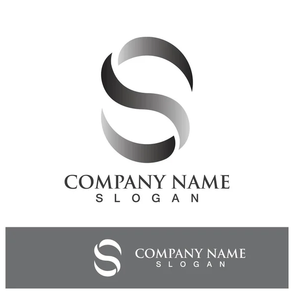 Empresa Corporativa Letra Logo Diseño Vector — Vector de stock