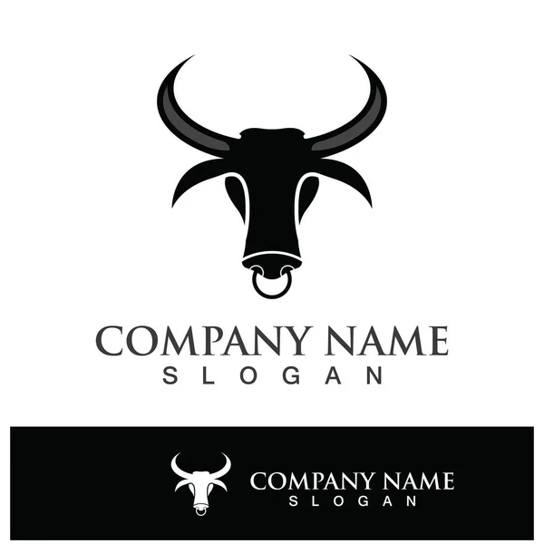 Bule Cabeça Logotipo Vetor Ícone Design Ilustração — Vetor de Stock